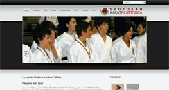 Desktop Screenshot of karatecattolica.it