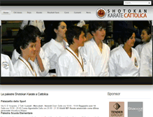 Tablet Screenshot of karatecattolica.it